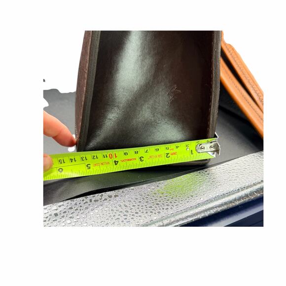 John Wheeler Maker Hand Tooled Leather Floral Shoulder Bag Western Boho Brown - Picture 5 of 14